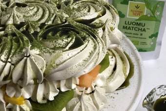 Matcha pavlova